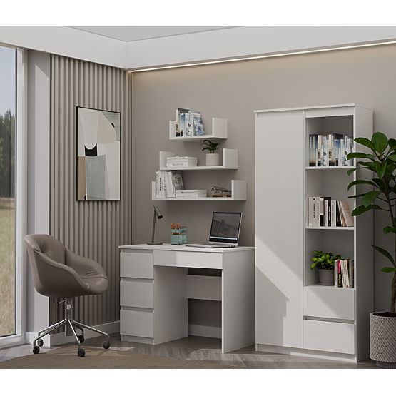 Scrivania Mijas SINISTRA BIANCO