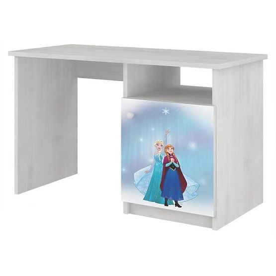 Scrivania per bambini - Frozen - decorazione pino norvegese