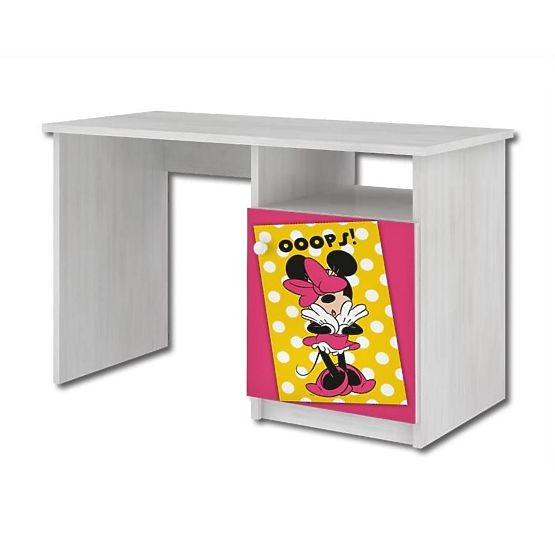 Scrivania per bambini - Minnie OOOPS! - decorazione pino norvegese