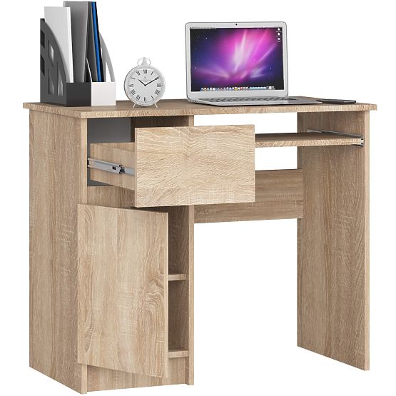 SCRIVANIA PER COMPUTER 90 cm PIXEL SINISTRA PK SONOMA