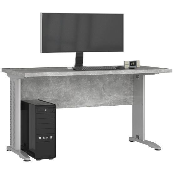 SCRIVANIA PER COMPUTER BM-135 CEMENTO