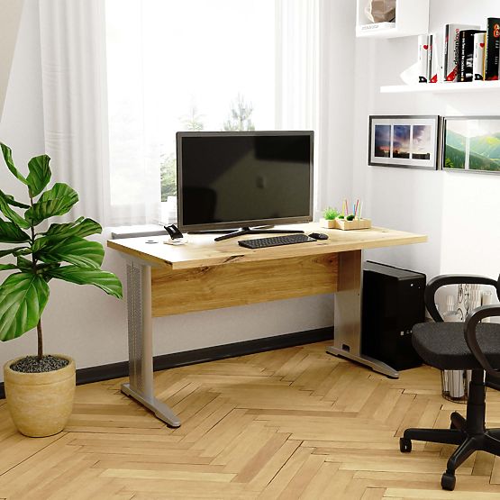 SCRIVANIA PER COMPUTER BM-135 ROVERE ARTISAN