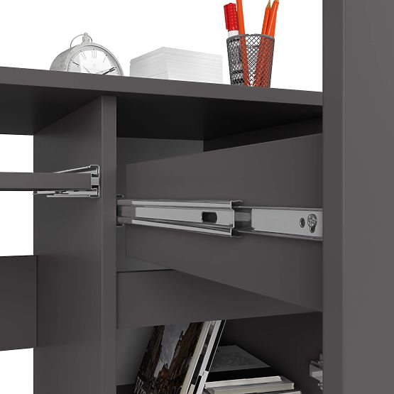 SCRIVANIA PER COMPUTER PIKSEL PK GRIGIO - DESTRO