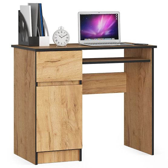SCRIVANIA PER COMPUTER PIKSEL PK ROVERE CRAFT - SINISTRA