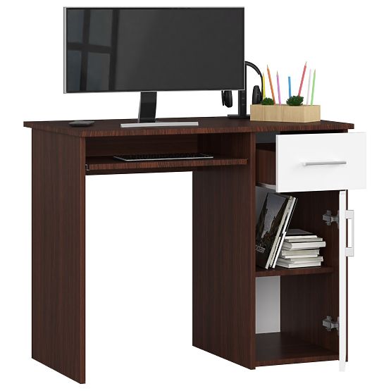 SCRIVANIA PIN WENGE / BIANCO