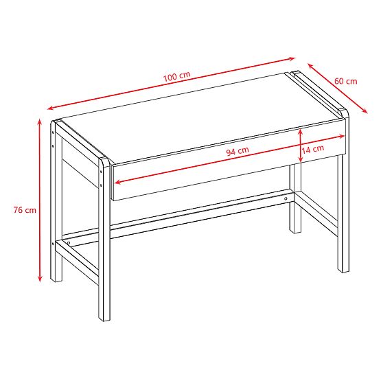 Scrivania Viktor - bianca