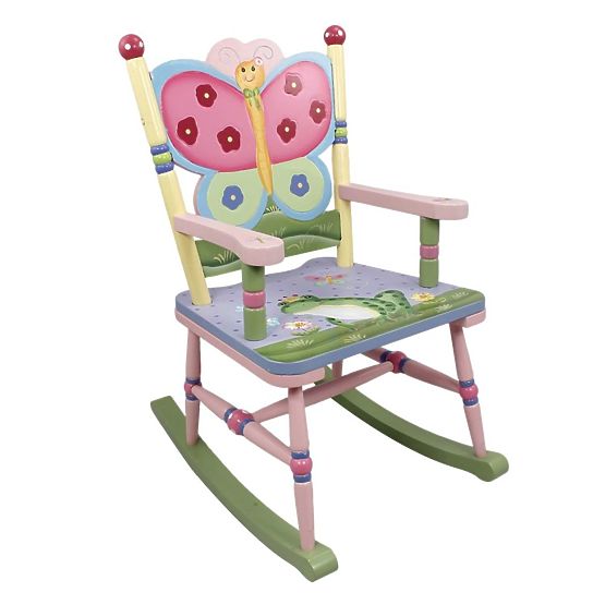 Sedia a dondolo per bambini Magic garden