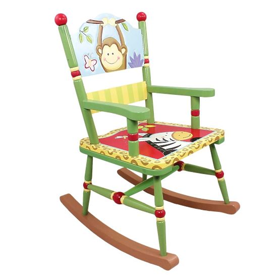 Sedia a dondolo per bambini Safari
