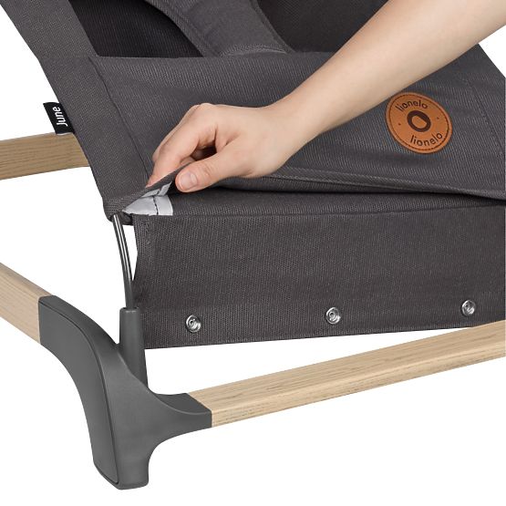 Sedia a dondolo per bambino - grigio