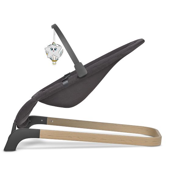 Sedia a dondolo per bambino - grigio