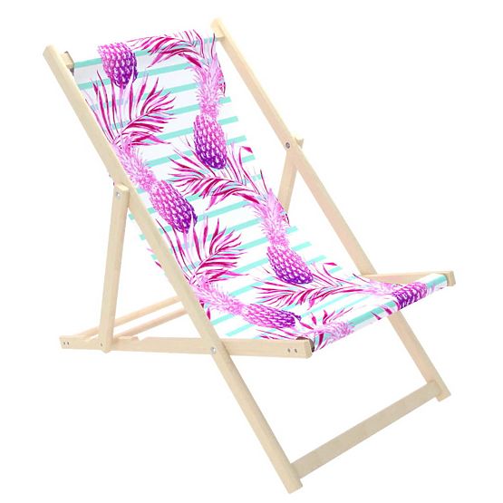 Sedia da spiaggia Ananas viola