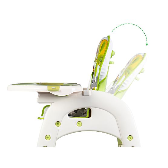 Sedia da pranzo 2in1 - verde