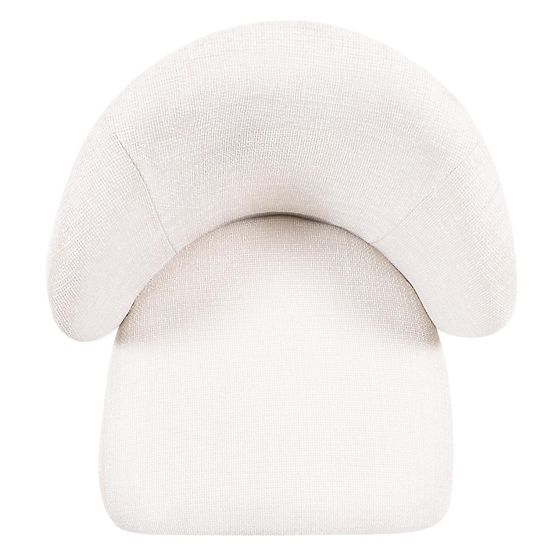 Sedia da pranzo Larisa, beige chiaro/gambe nere