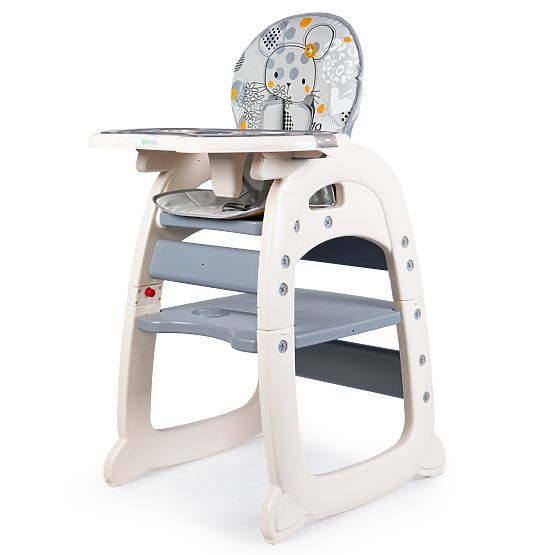 Sedia da pranzo Mouse 2in1 - grigia