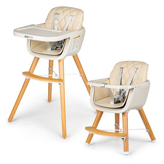 Sedia da pranzo Nela 2in1 - beige