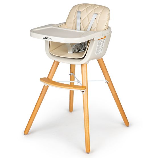 Sedia da pranzo Nela 2in1 - beige