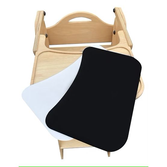 Seggiolone e torre di apprendimento 2 in 1 per bambini - naturale