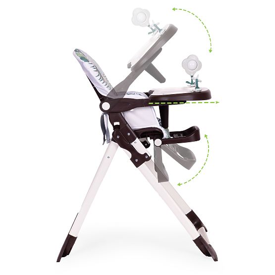 Sedia da pranzo pieghevole per bambini con giocattoli ECOTOYS