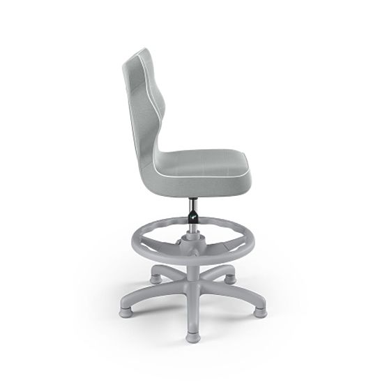 Sedia ergonomica per bambini regolabile in altezza 119-142 cm - grigia