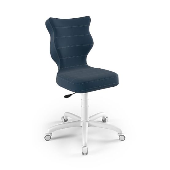 Sedia ergonomica per scrivania regolabile in altezza 146-176,5 cm - blu navy