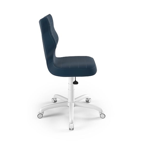 Sedia ergonomica per scrivania regolabile in altezza 146-176,5 cm - blu navy
