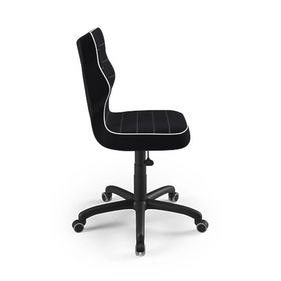 Sedia ergonomica per scrivania regolabile in altezza 146-176,5 cm - nero