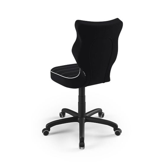 Sedia ergonomica per scrivania regolabile in altezza 146-176,5 cm - nero