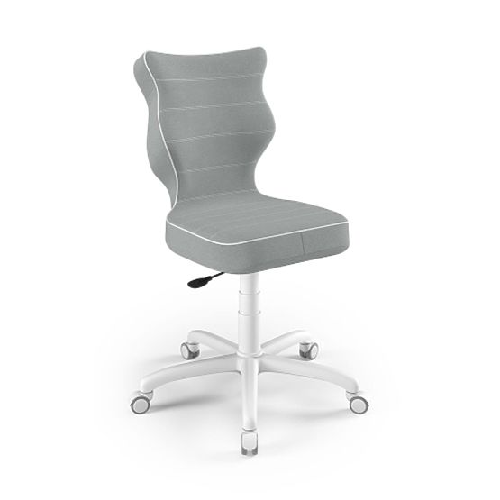Sedia ergonomica per scrivania regolabile in altezza 159-188 cm - grigia