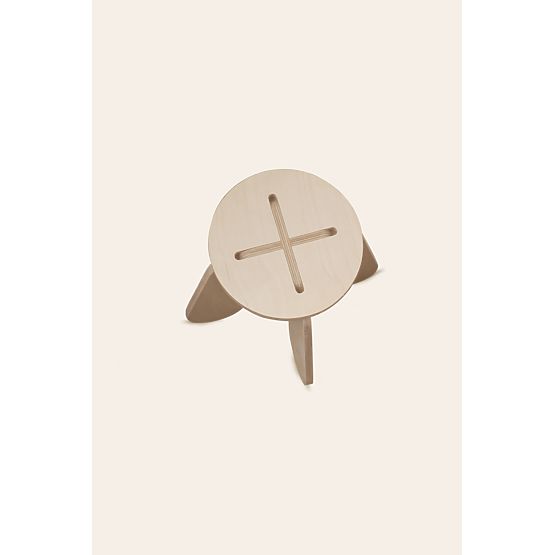 Sedia di design X - naturale