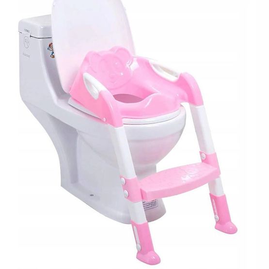 Sedia e gradini per il bagno - rosa