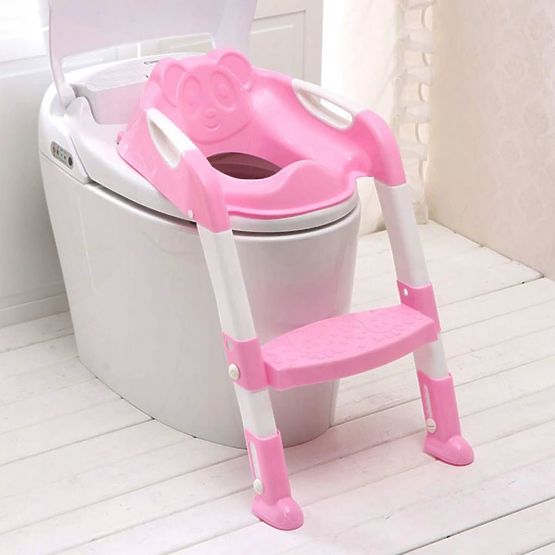 Sedia e gradini per il bagno - rosa