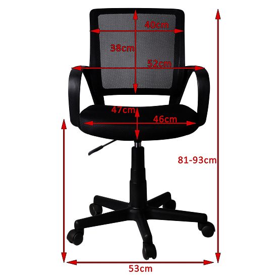 Sedia Girevole FD-6 Bianco / Blu