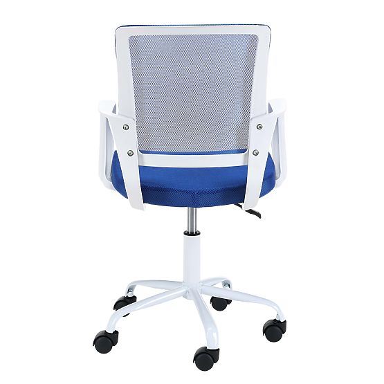 Sedia Girevole FD-6 Bianco / Blu