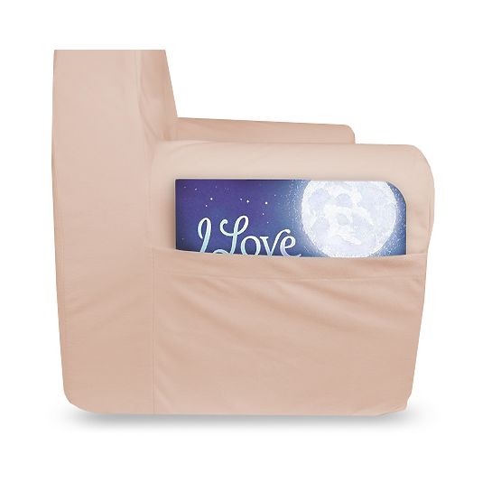 Poltroncina per bambini con orecchie - rosa