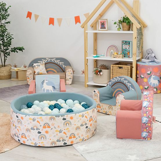 Poltroncina per bambini Arcobaleno