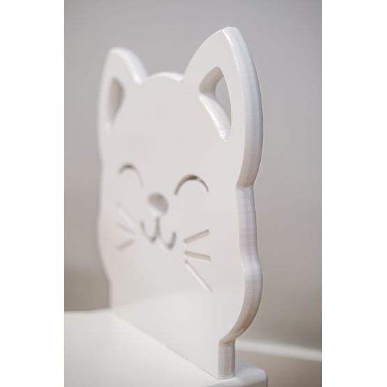 Sedia per bambini - Gattino - bianca