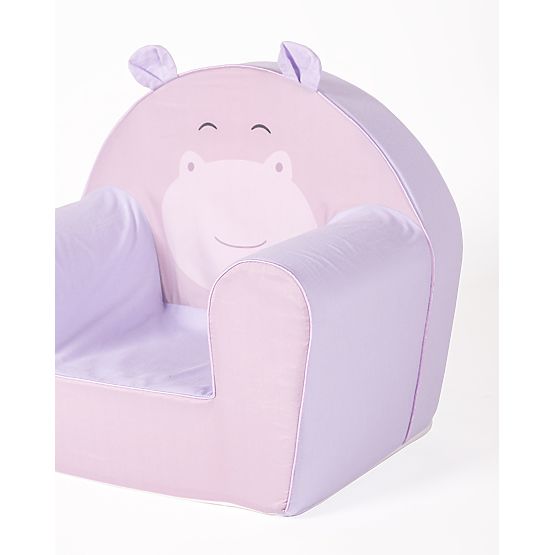 Sedia per bambini viola Hrošík con orecchie