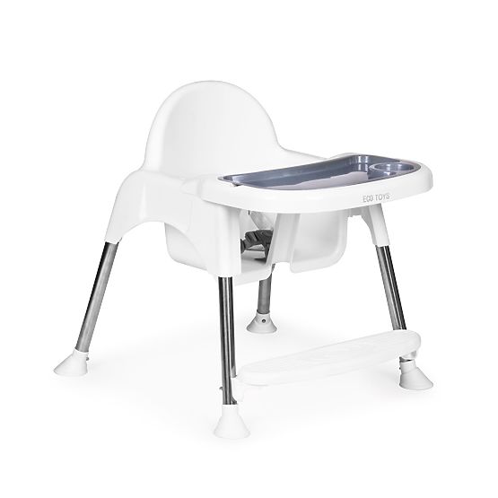 Seggiolone 2 in 1 con vassoio e cinture ECOTOYS