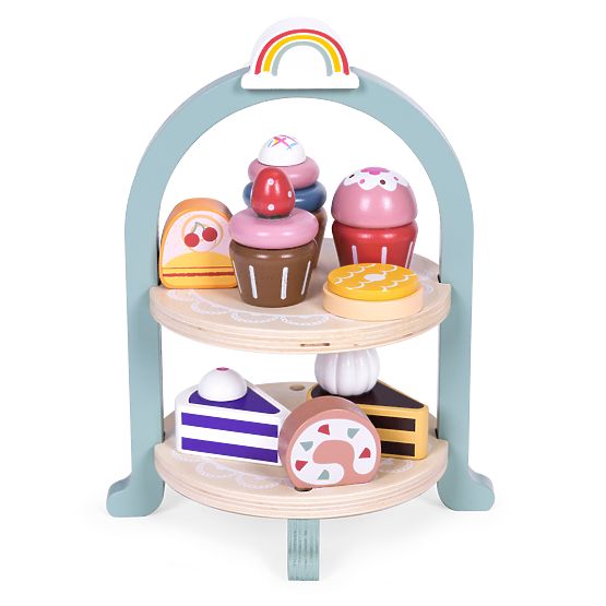 Servizio da tè e caffè con dolci tazze teiera vassoio ECOTOYS