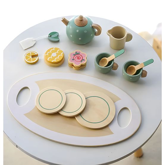 Servizio da tè e caffè con dolci tazze teiera vassoio ECOTOYS