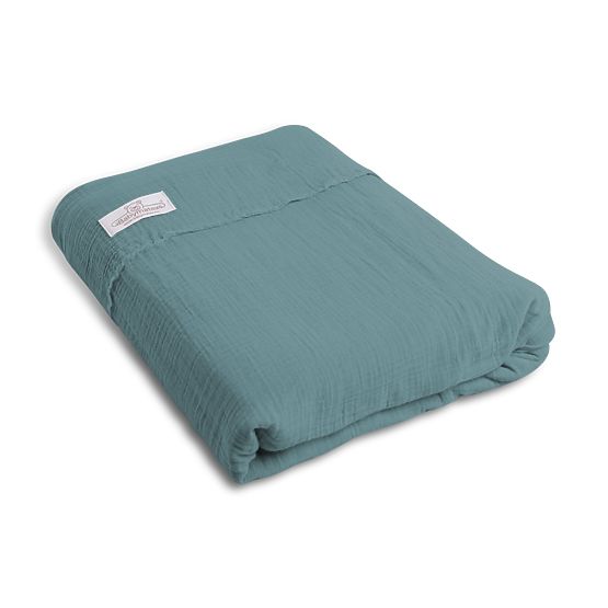 Set biancheria da letto in mussola Heavens 2 pezzi - verde