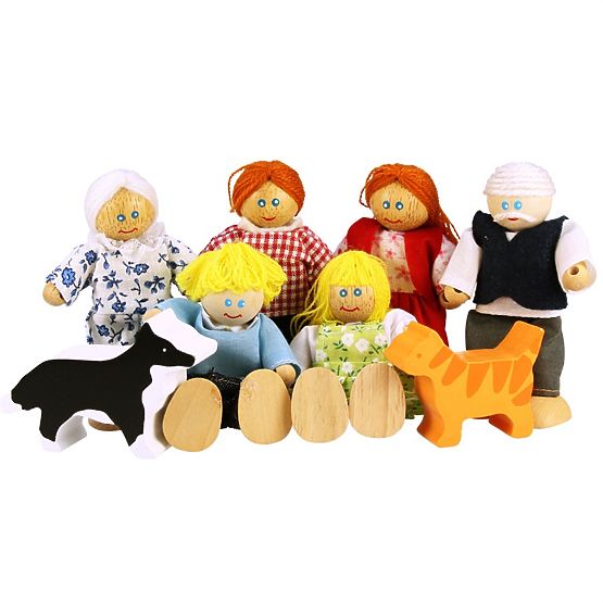 Set casa familiare Bigjigs Toys