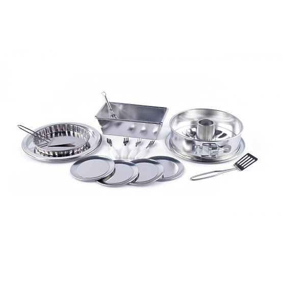 Set da forno con stampi in acciaio inossidabile