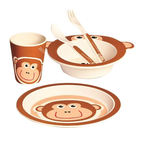 Set da pranzo in bambù Monkey