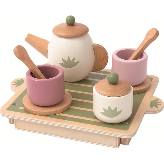 Set da tè in legno 2Kids Toys