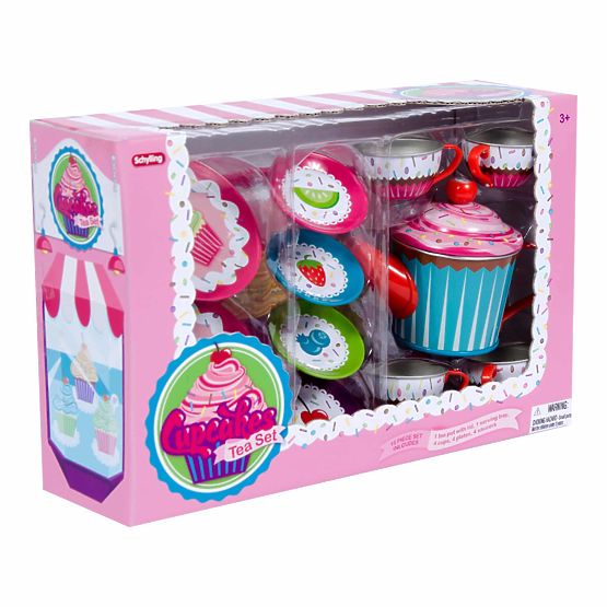 Set da tè Schylling decorato con muffin