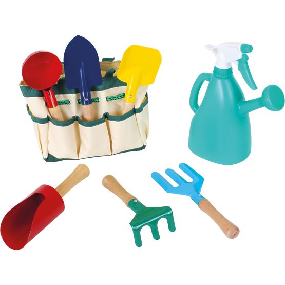 Set di attrezzi da giardino per piccoli piedi