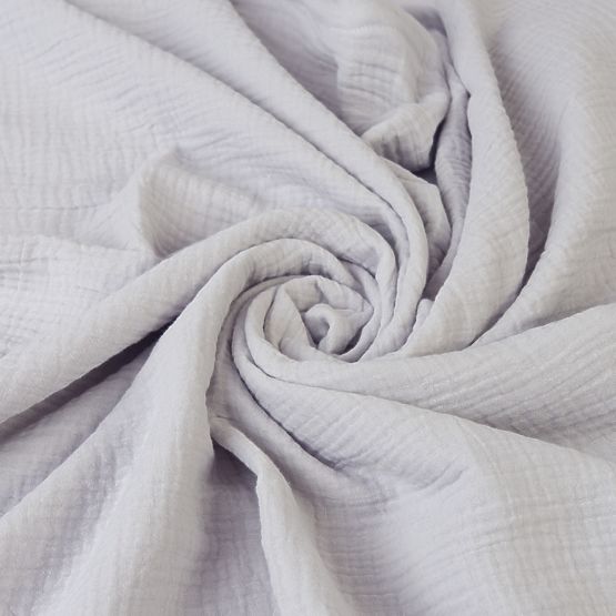 Set di biancheria da letto in mussola da 3 pezzi Heavens - Grigio chiaro