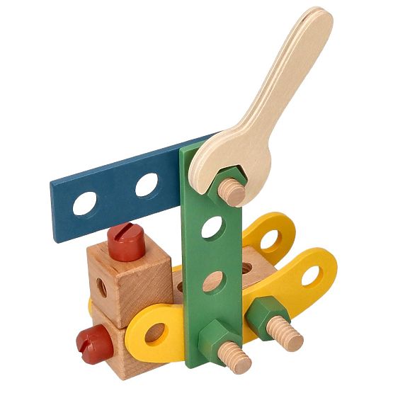 Set di costruzioni in legno con 40 elementi