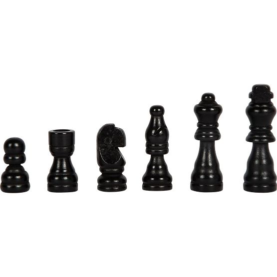 Set di giochi in legno 3 in 1 - Scacchi, Dama, Mulino